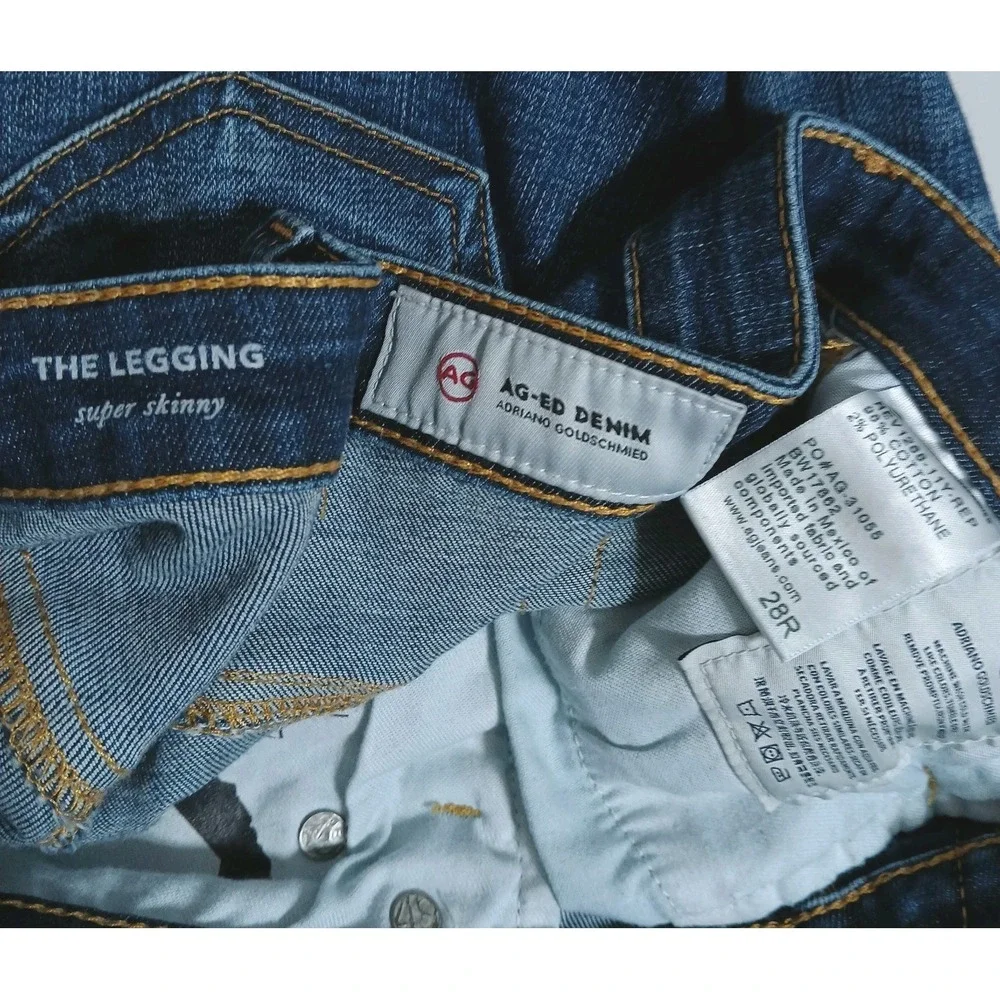 Adriano Goldschmied The Legging Super Skinny 28R Women Jeans Jegging Distressed